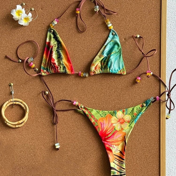 Womens Bikini Set Green