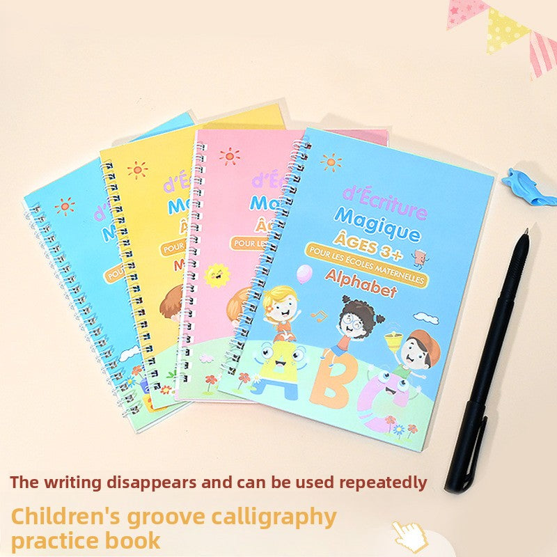 Childrens Groove Writing Practice Books with Pen Set