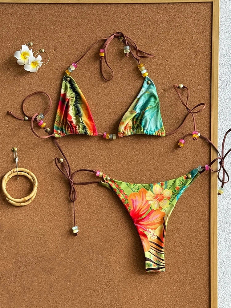 Womens Bikini Set Green