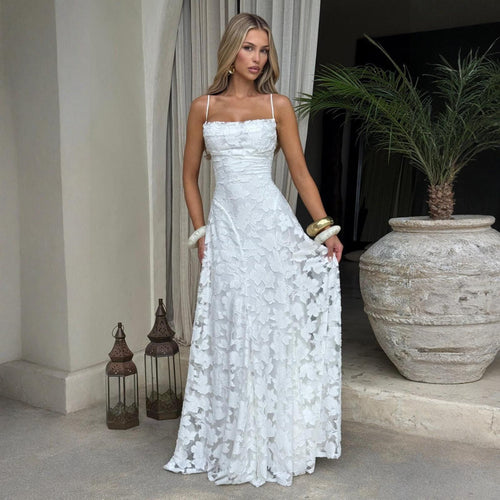 Elegant Backless Slip Dress